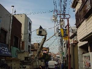電柱からの引き込み幹線張替工事例-2